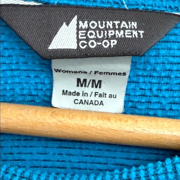 MEC Polartec VIntage Blue Long Sleeve Top Size Medium Women's - Picture 2 of 5